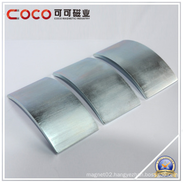 Segment Permanent Neodymium Magnets Arc Neodymium Magnet Coating NI-CU-NI